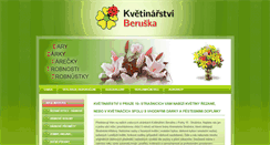 Desktop Screenshot of kvetinarstviberuska.cz